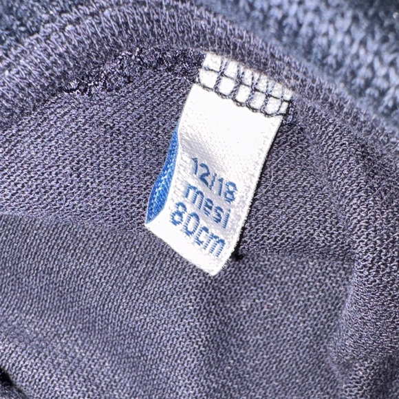 Moncler Navy Polo Dress with Gold Trim - Picture 3 of 6